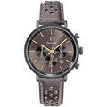 Hommes sur Grenoble : Montre Pierre Lannier Montre Homme BARON Gris Cuir perfor&eacute; Gris Gris