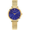 Montre Pierre Lannier Montre Femme CHOUQUETTE Bleu Acier Dor&eacute; Bleu