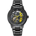 Hommes sur Grenoble : Montre Pierre Lannier Montre Homme PADDOCK Jaune Acier Noir