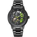 Hommes sur Grenoble : Montre Pierre Lannier Montre Homme PADDOCK Vert Acier Noir