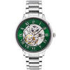 Montre Pierre Lannier Montre Homme AUTOMATIC Vert Acier Argent&eacute; Vert