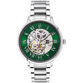 Hommes sur Grenoble : Montre Pierre Lannier Montre Homme AUTOMATIC Vert Acier Argent&eacute; Vert