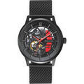 Hommes sur Grenoble : Montre Pierre Lannier Coffret Homme PADDOCK Rouge Acier milanais Noir
