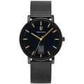 Hommes sur Grenoble : Montre Pierre Lannier Montre Homme COEUR BATTANT Noir Acier milanais Noir