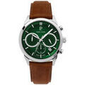Hommes sur Grenoble : Montre Pierre Lannier Montre Homme MONARCK Vert Cuir Brun