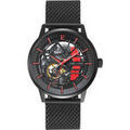 Hommes sur Grenoble : Montre Pierre Lannier Montre Homme PADDOCK Rouge Acier milanais Noir