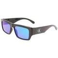 Lunettes sur Grenoble : Lunettes de soleil Calvin Klein Jeans CKJ22635S Lunettes de soleil, Noir/Gris, 54 mm