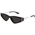 Lunettes sur Grenoble : Lunettes de soleil McQ Alexander McQueen AM0493S Lunettes de soleil, Noir/Gris, 57 mm