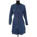 Veste Gil Santucci Manteau en coton bleu Grenoble