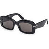 Lunettes de soleil Tom Ford FT1218 VENETIA Lunettes de soleil, Noir/Fum&eacute;e, 53 mm Noir