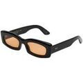 Lunettes sur Grenoble : Lunettes de soleil Retrosuperfuture JJ9 Lunettes de soleil, Noir/Marron, 53 mm