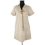 Robe courte Marc Jacobs Robe en coton beige