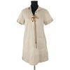 Robe courte Marc Jacobs Robe en coton beige