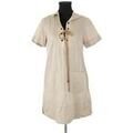 Robe courte Marc Jacobs Robe en coton beige