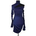Robe courte Mugler Robe bleue