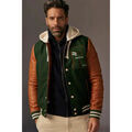 Veste Redskins CAMBRIDGE SCHOOL FOREST GREEN/COGNAC