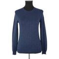 Pull Maison Standards Pull en coton bleu
