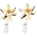 Boucles d'oreille sur Grenoble : Boucles oreilles Avant-Garde Paris Genevievesa Dor&eacute;