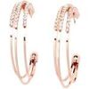 Boucles oreilles Avant-Garde Paris Terezara Dor&eacute;
