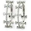 Boucles oreilles Avant-Garde Paris Vesna Argent&eacute;