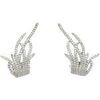 Boucles oreilles Avant-Garde Paris Petrala Argent&eacute;