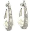 Boucles oreilles Avant-Garde Paris Biancama Argent&eacute;