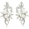 Boucles oreilles Avant-Garde Paris Adela Argent&eacute;