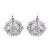 Boucles oreilles Avant-Garde Paris Wilmaette Argent&eacute;