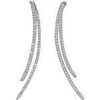 Boucles oreilles Avant-Garde Paris Corneliasa Argent&eacute;