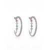 Boucles oreilles Avant-Garde Paris Hannata Argent&eacute;