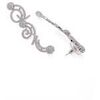 Boucles oreilles Avant-Garde Paris Giselaina Argent&eacute;