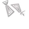 Boucles oreilles Avant-Garde Paris Agataa Argent&eacute;