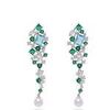 Boucles oreilles Avant-Garde Paris Emiliaa Argent&eacute;