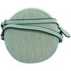 Sac Bandouliere Francinel Sac rond port&eacute; travers en paille ref_464 Vert