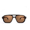 Lunettes de soleil Xlab Carthag&egrave;ne photochromique Cadres Optiques, Noir/Marron, 55 Noir