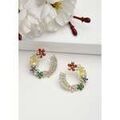 Boucles d'oreille sur Grenoble : Boucles oreilles Avant-Garde Paris Opheliaette Dor&eacute;
