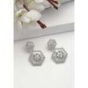Boucles oreilles Avant-Garde Paris Giuliaa Argent&eacute;