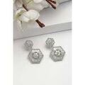 Boucles oreilles Avant-Garde Paris Giuliaa Argent&eacute;