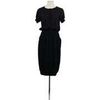 Robe courte Saint Laurent Robe en soie noire
