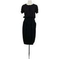 Robe courte Saint Laurent Robe en soie noire Grenoble