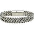 Bracelets sur Grenoble : Bracelets Sixtystones Bracelet Double Chaine Acier -Large-20cm Argent&eacute;