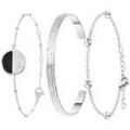 Bracelets Sc Crystal B2313-ARGENT+B2500-ARGENT+B2371 Argent&eacute; Grenoble