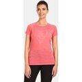 Tee-shirts sur Grenoble : T-shirt Kilpi T-shirt en laine m&eacute;rinos pour femme ZARJA-W Rose