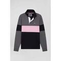 T-shirt Eden Park Polo manches longues gris Grenoble