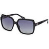 Lunettes de soleil Guess GU00157 Lunettes de soleil, Noir/Fum&eacute;e, 57 mm Noir
