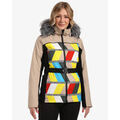 Vestes sur Grenoble : Veste Kilpi Veste de ski pour femme avec chauffage int&eacute;gr&eacute; CLAIR-W Beige
