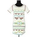 Robe courte Bash Robe en coton beige