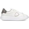 Baskets Philippe Model BTLD VA04 - TEMPLE-VEAU ANIMALIER BLANC ZEBRA