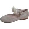 Ballerines enfant Yowas 25501 COMMUNION Beige