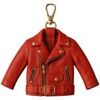 Sac Serge Pariente Porte cles perfecto en cuir Ref 66143 Rouge